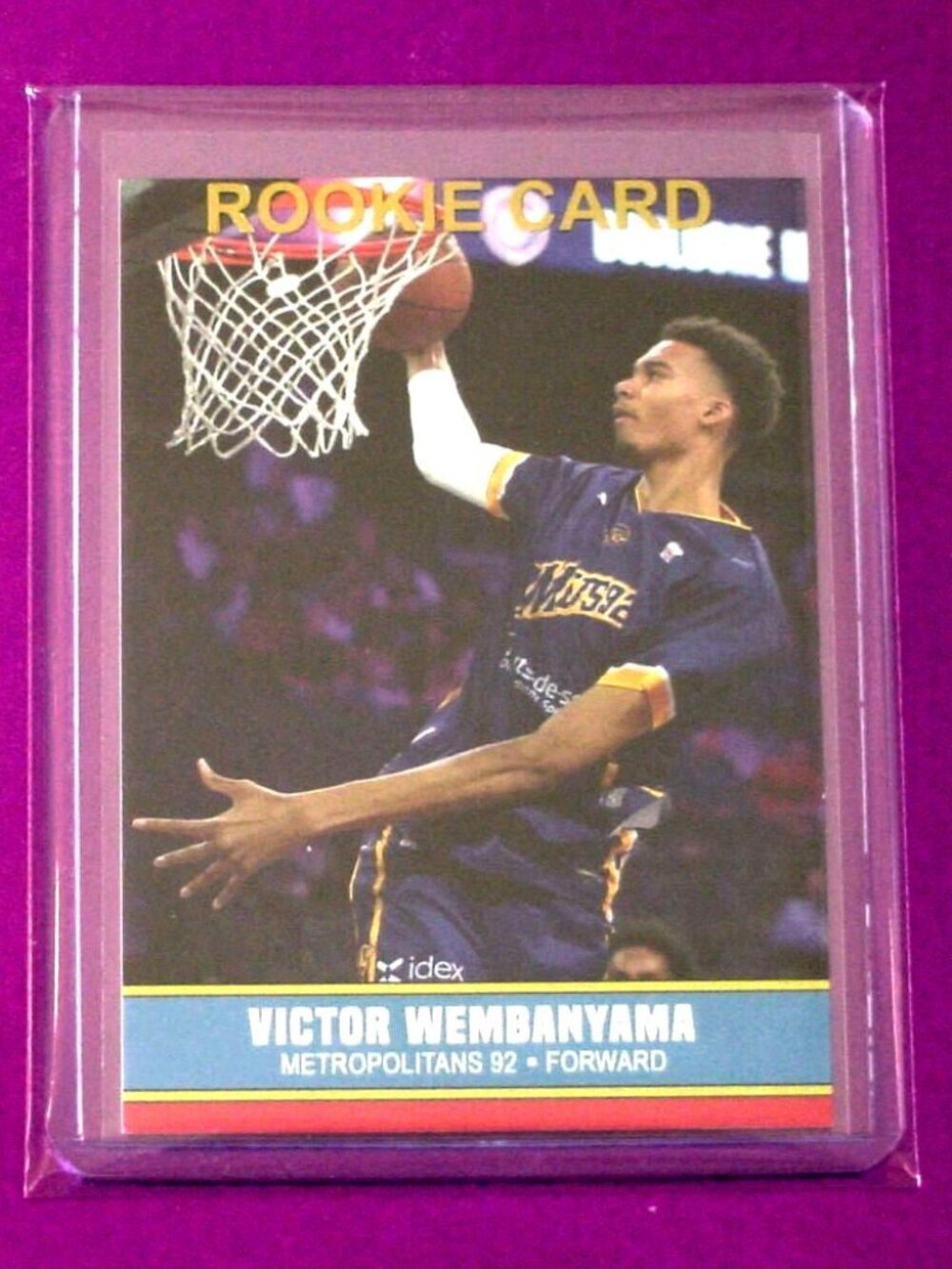 Victor Wembanyama '86 Fleer Style Novelty Card
